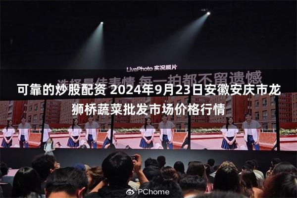 可靠的炒股配资 2024年9月23日安徽安庆市龙狮桥蔬菜批发市场价格行情