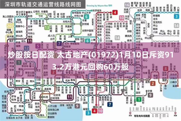 炒股按日配资 太古地产(01972)1月10日斥资913.2万港元回购60万股