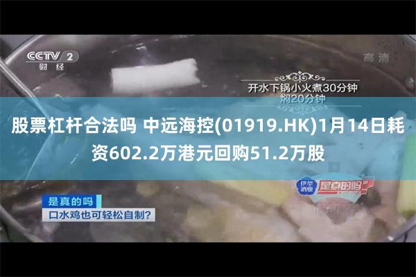 股票杠杆合法吗 中远海控(01919.HK)1月14日耗资602.2万港元回购51.2万股